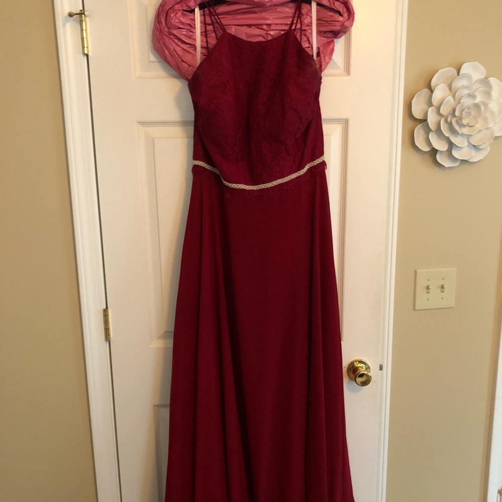 Bridesmaid dress.